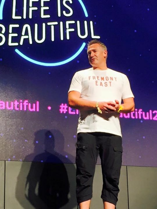 Speaking at Life is Beautiful