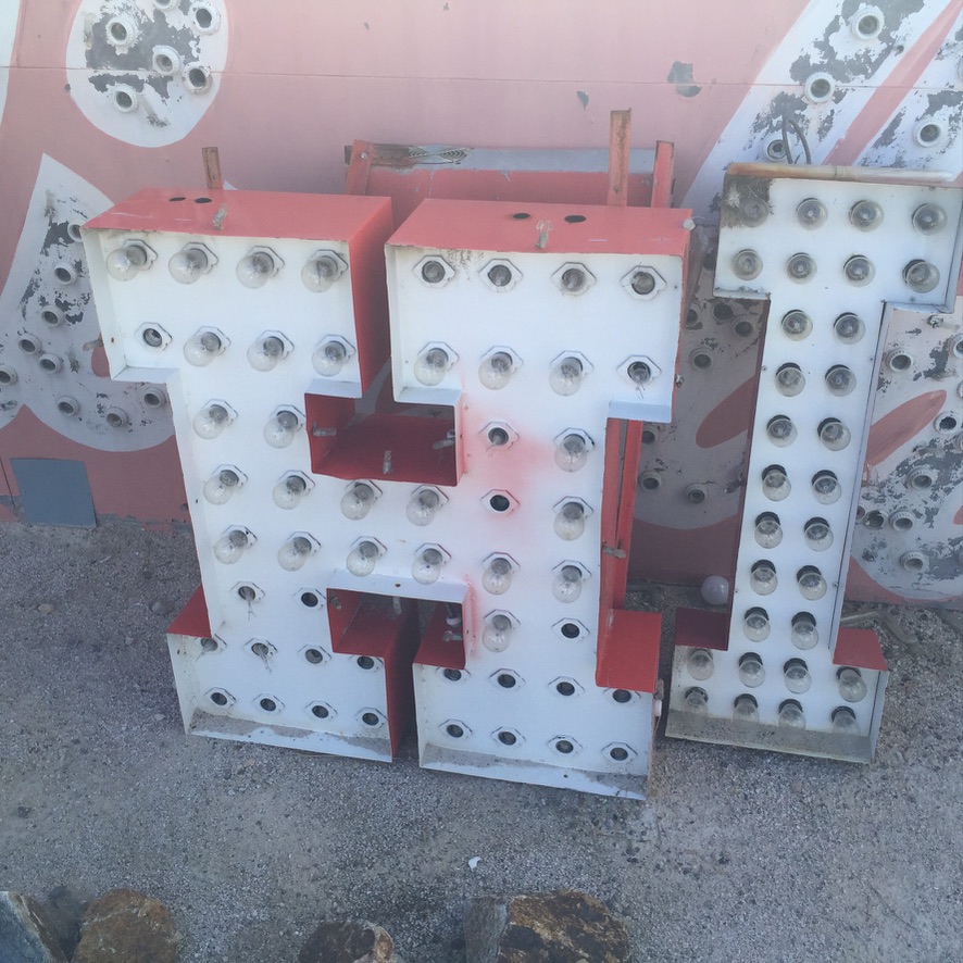 Las Vegas neon boneyard letters